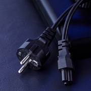 Шнур сетевой, Евро вилка - евро-разъём С5, кабель 3x0,75 мм², длина 1,8 метра (для питания ноутбука) (PVC пакет)  REXANT | Фото 3