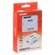 Конвертер HDMI на 3 RCA пластик REXANT | Фото 1