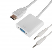 ПЕРЕХОДНИК  шт.HDMI - гн.VGA (провод) + 3.5 mm Аудио  REXANT | Фото 3