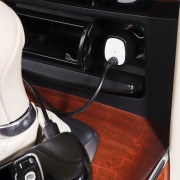 Автозарядка в прикуриватель microUSB (АЗУ) (5 V, 1000 mA) шнур спираль 1.2 м черная REXANT | Фото 1