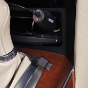 Автозарядка в прикуриватель для LG KG800/KG90 (АЗУ) (5 V, 700 mA) шнур спираль 1.2 м черная REXANT | Фото 3