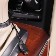 Автозарядка в прикуриватель для LG KG800/KG90 (АЗУ) (5 V, 700 mA) шнур спираль 1.2 м черная REXANT | Фото 4
