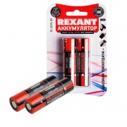 Высокоемкостный  аккумулятор Rexant 18650  unprotected 20 А Li-ion 3000 mAH 3.7 В 2 шт Блистер | Фото 1