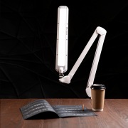 Настольная лампа на струбцине 90 LED, сенсорный регулятор яркости, белая REXANT | Фото 2