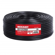 Кабель для видеонаблюдения ККСВ-П + 4х0. 5мм. , 100м. , черный REXANT | Фото 1