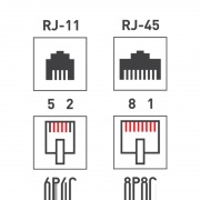 Комбинированная розетка накладная тел. + комп. RJ-11+RJ-45 REXANT | Фото 10