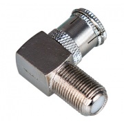 ПЕРЕХОД гнездо F - гнездо TV угловой REXANT | Фото 1