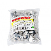 ПЕРЕХОД гнездо F - гнездо TV угловой REXANT | Фото 2