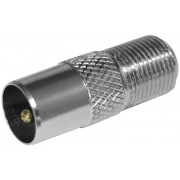 ПЕРЕХОД гнездо F - штекер TV REXANT | Фото 1