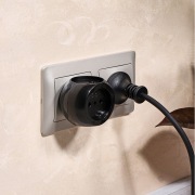 Тройник электрический Шар 220В, 16А черный | Фото 3