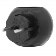 Тройник электрический Шар 220В, 16А черный | Фото 5