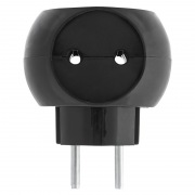 Тройник электрический Шар 220В, 16А черный | Фото 7