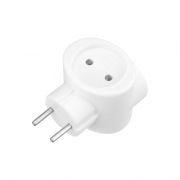 Тройник электрический биметалл 220В,16А белый | Фото 6