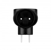 Тройник электрический биметалл 220В,16А черный | Фото 5