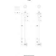 Соединительный кабель (4pin) герметичный (IP67) 4х0.75мм² 300V белый | Фото 9
