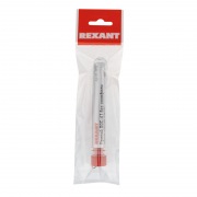 Припой без канифоли ПОС-61 REXANT, 10 г, Ø1.0 мм, (олово 61%, свинец 39%), колба | Фото 4