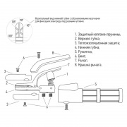 Держатель электрода REXANT 500 А С-type | Фото 5