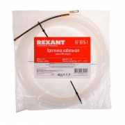 Протяжка кабельная REXANT (мини УЗК в бухте), 15 м нейлон, d=3 мм, латунный наконечник, заглушка | Фото 3