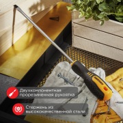 Отвертка шлицевая SL 5х200 мм, двухкомпонентная рукоятка REXANT | Фото 1