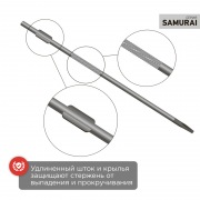 Отвертка шлицевая SL 4х100 мм, трехкомпонентная рукоятка, сталь S2 REXANT | Фото 3