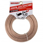 Кабель акустический 2х2,50 мм² прозрачный SILICON (м. бухта 10 м) REXANT | Фото 1