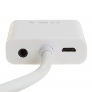 ПЕРЕХОДНИК шт. HDMI - гн. VGA (провод) + 3. 5 mm Аудио с питанием REXANT | Фото 3