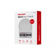 Весы настольные электронные, универсальные, от 1 гр. до 5 кг, пластик REXANT | Фото 3