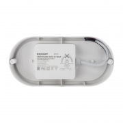 Светильник светодиодный пылевлагозащищенный REXANT ЖКХ-01 овал 18 Вт 1800 Лм IP65 196 мм 6500 K с датчиком движения | Фото 5