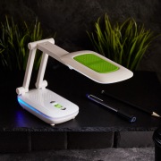 Светильник настольный REXANT Сиквел с ночником, 220 В LED, 5 Вт, 4000 К, бесступенчатое диммирование, заряжаемый, 2 ч автономной работы | Фото 1