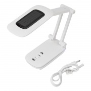 Светильник настольный REXANT Сиквел Про c солнечной панелью и с ночником, 220 В, LED, 5 Вт, 4000 К, бесступенчатое диммирование, заряжаемый, 2 ч автономной работы | Фото 2