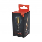 Лампа филаментная REXANT Шарик GL45 7.5 Вт 600 Лм 2700K E14 прозрачная колба | Фото 3