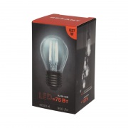 Лампа филаментная REXANT Шарик GL45 9.5 Вт 950 Лм 4000K E27 прозрачная колба | Фото 3