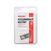 Неодимовый магнитный прямоугольник 35х15х3 мм с 2 зенковками 8х4 мм (упаковка 1 шт.) | Фото 1