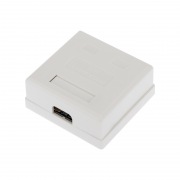 Розетка компьютерная внешняя, 2-порта RJ-45 (8P8C), FTP экранированная, категория 6, REXANT | Фото 4