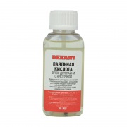 Флюс для пайки REXANT, ПАЯЛЬНАЯ КИСЛОТА, 30 мл, с кисточкой, флакон, блистер | Фото 2