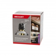 Светильник встраиваемый поворотный REXANT Horeca Dark Light с антиослепляющим эффектом 12 Вт 4000 К LED GOLD | Фото 5