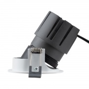 Светильник встраиваемый поворотный REXANT Horeca Dark Light с антиослепляющим эффектом 12 Вт 4000 К Ring LED WHITE | Фото 3
