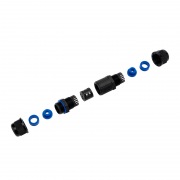 Кабельный коннектор I-образный (3PIN  0,5-1,5мм2) IP68 REXANT | Фото 2