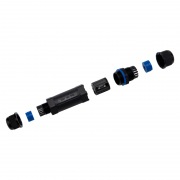 Кабельный коннектор I-образный (5PIN) IP68 REXANT | Фото 1