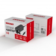 Источник питания 110-220 V AC/5 V DC 3 А 15 W с DC разъемом подключения 5.5х2.1, без влагозащиты (IP23) | Фото 1