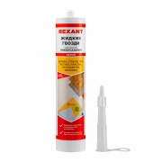 Клей-герметик жидкие гвозди REXANT акриловый универсальный 280 мл белый | Фото 3