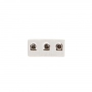 Клемма керамическая винтовая КВ 10 мм² 3 пары контактов с крепежным отверстием (84 шт./уп.) REXANT | Фото 3