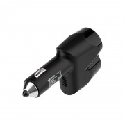 Автозарядка в прикуриватель REXANT АЗУ 2хUSB+гнездо, 12-24V, 5V,1 000mA белая  | Фото 4