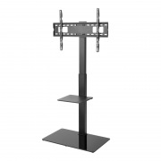 Напольная стойка с кронштейном для телевизора 37"-70" дюймов REXANT с дополнительной полкой для медиаоборудования серия Profi | Фото 2