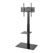 Напольная стойка с кронштейном для телевизора 32"-55" дюймов REXANT с дополнительной полкой для медиаоборудования серия Profi | Фото 2
