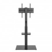 Напольная стойка с кронштейном для телевизора 32"-55" дюймов REXANT с дополнительной полкой для медиаоборудования серия Profi | Фото 3