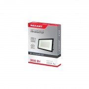 Прожектор REXANT LED 300 w 24000 Лм 6500 K черный корпус | Фото 2