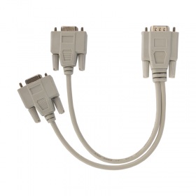 REXANT ПЕРЕХОДНИК шт. VGA - 2гн. VGA (провод) серый