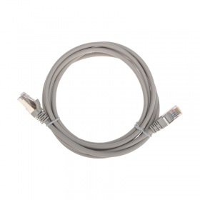 REXANT  Шнур коммутационный патч-корд F/UTP, CAT 5e, RJ45-RJ45, 26AWG, LSZH, серый, 2м REXANT