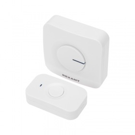 REXANT Беспроводной дверной звонок c цифровым кодированием 52 мелодии 150м IP56 (белый) REXANT